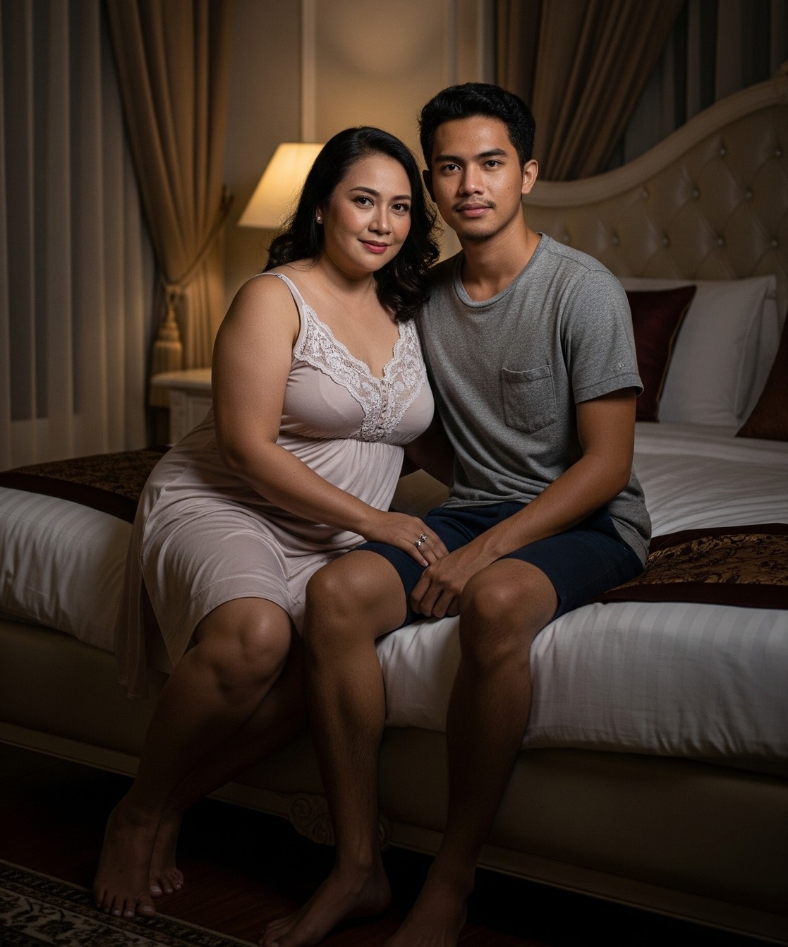 Bercinta dengan Mama Tiri Kesepian